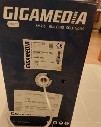 Cavo di Rete Professionale Gigamedia Cat.6 U/UTP