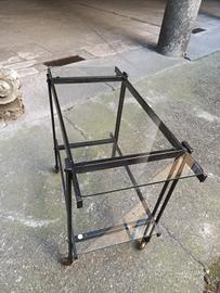 carrellino porta TV o altro anni 60