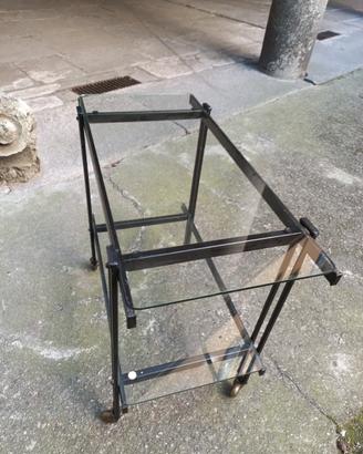 carrellino porta TV o altro anni 60