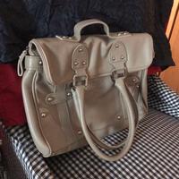 Borsa nuova in similpelle grigia