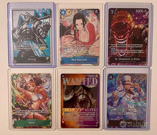 Lotto 6 Carte One Piece Tutte Perfette Da Psa 10