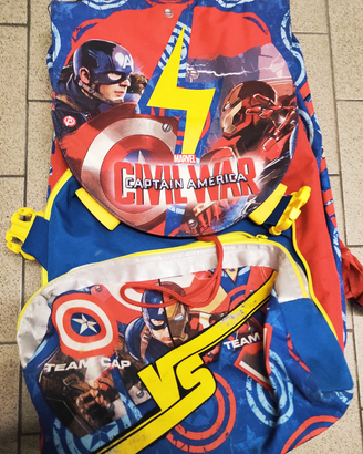 Zaino scuola Capitan America