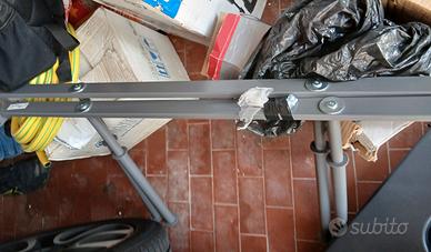 n. 2 barre appendiabiti per armadio salva spazio