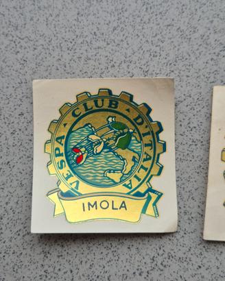 vespa club imola decal decalcomania originale