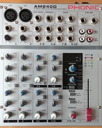 Phonic am240d mixer