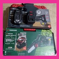 Set elettrosega, gattuccio e kit batteria a scelta