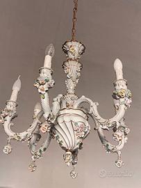 Lampadario Capodimonte 
