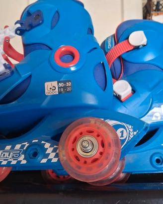 Pattini blu taglia 32
