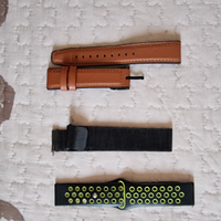 3 cinturini orologi 20 mm nuovi