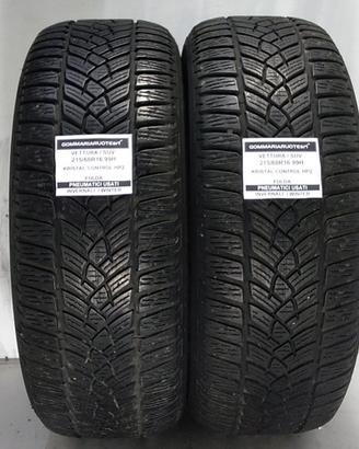 2 PNEUMATICI USATI 215/60R16 99H HP2 FULDA GOMME I
