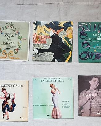 DISCHI IN VINILE 33 GIRI  GENERE OPERETTA