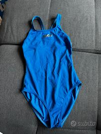 Costume intero piscina Arena blu Waterfeel