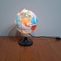 Lampada Mappamondo Anni 70 FUNZIONANTE