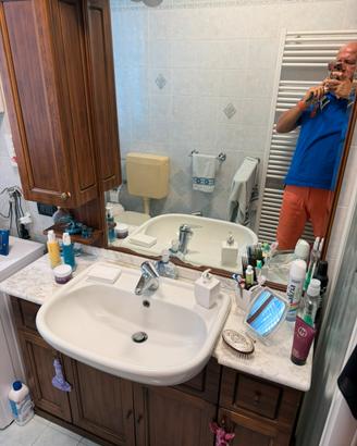 Mobile da bagno arte povera