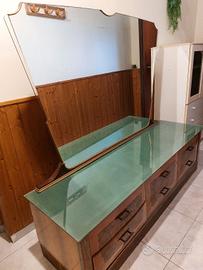 Credenza buffet mobile + Specchiera anni 50