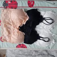 Bralette in pizzo nuove 4pz taglia L (44/46)
