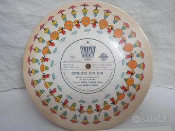 Disco 78 giri flexi Mamil Cinesin cin cin anni 60 