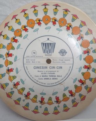 Disco 78 giri flexi Mamil Cinesin cin cin anni 60 
