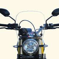 Cupolino scrambler 1100 17 /18 alto trasparente