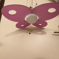 Toffoli lampadario a sospensione farfalla bambina