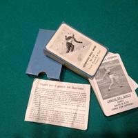 carte da gioco vintage "Quartetto degli Sport"
