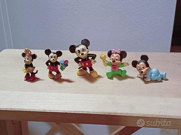 Lotto 5 Statuine Vintage Disney "BULLY" Anni '80