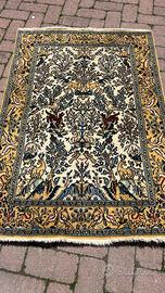 Tappeto persiano qum lana e seta