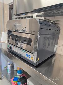 Forno per pinse romane con piano girevole 