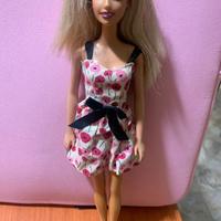 Barbie originale mattel anni 2000 vestito floreale