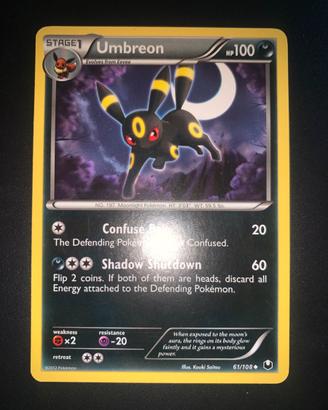 Umbreon Darkness Explorers 61/108 English Pokémon