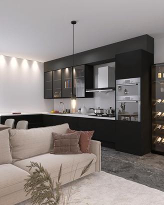 Attico con piscina privata e terrazze panoramiche