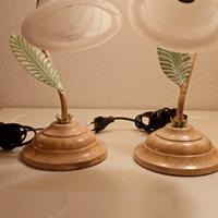 Lampade da tavolo, comodino in vetro stile murano