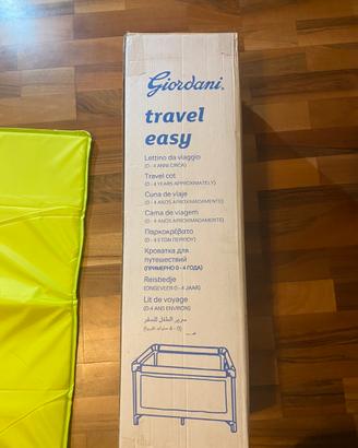 Lettino da viaggio Giordani