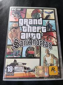 GTA San Andreas PC ITA DVD ROM Rockstar con poster