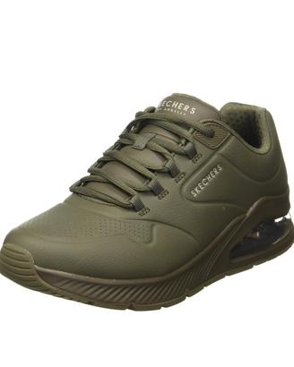 sneakers uomo skechers uno 2 44,5 oliva militare 