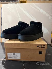 Stivaletti platform ILC neri donna tg.38