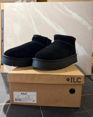 Stivaletti platform ILC neri donna tg.38