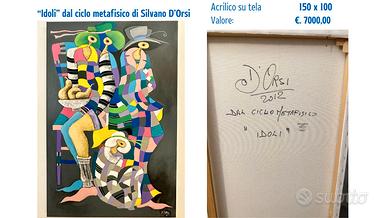 Quadro moderno - ''Idoli'' di Silvano D'Orsi