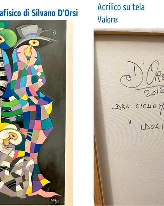 Quadro moderno - ''Idoli'' di Silvano D'Orsi