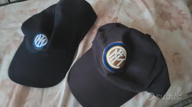 2 cappellini con visiera INTER