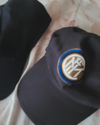 2 cappellini con visiera INTER