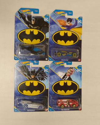 Lotto 4 Hot Wheels Batman DC Comics 2026