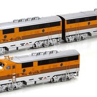Athearn Genesis F3 Denver & Rio Grande A/B/A set