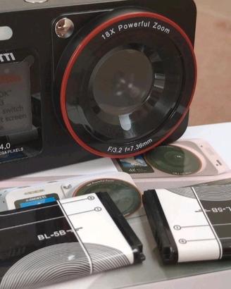 Fotocamera Digitale 4K 64MP 18x Zoom con 64 GB SD