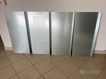 4 Mensole in acciaio