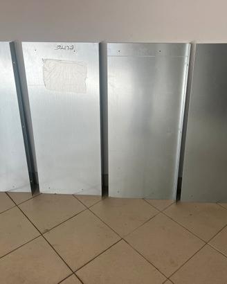 4 Mensole in acciaio