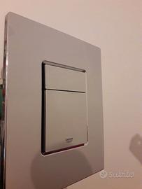 4 placche di comando Grohe per scarico wc,, nuove