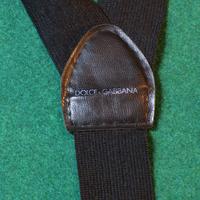 Bretelle a Y Dolce & Gabbana anni '90 in pelle