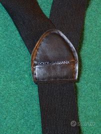 Bretelle a Y Dolce & Gabbana anni '90 in pelle