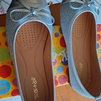Ballerine argento nuove